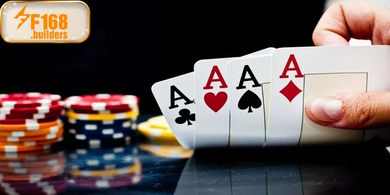 Khoảnh khắc người chơi bluff thành công trong một ván Poker kịch tính.